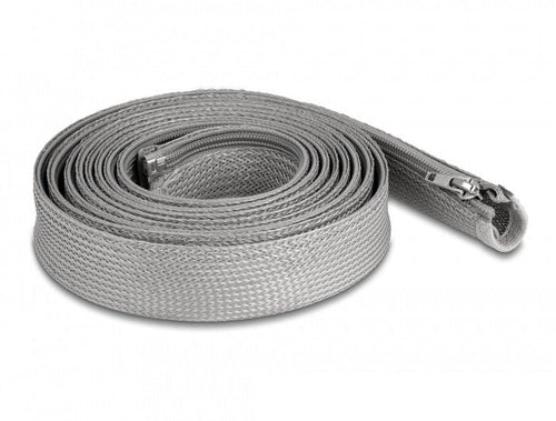 Delock Manga Trenzada With Zip Resistant Calor 3M X 30MM Grey — image 1
