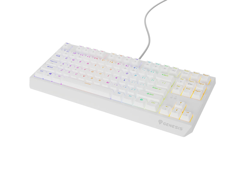 Genesis Thor 230 Tkl Keyboard Set USB + RF Wireless + Bluetooth QWERTY White