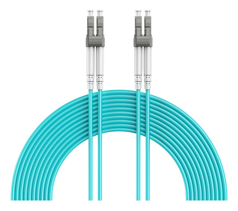Gembird Multimode Duplex OM4 50 125 Fibre Optic Cable Lc 0.5M