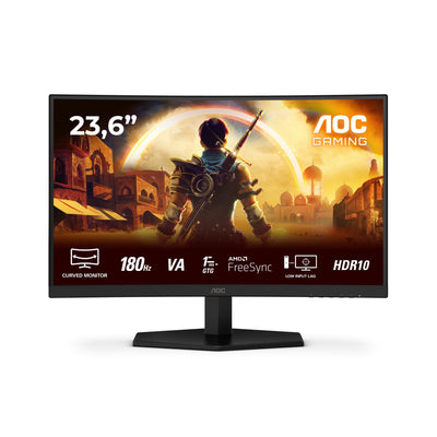AOC Monitor 23.6 C24G42E Curvo Fast VA FHD 180HZ 0.5MS 250CD M2 HDMI 2.0 DP1.4 Speakers — image 1