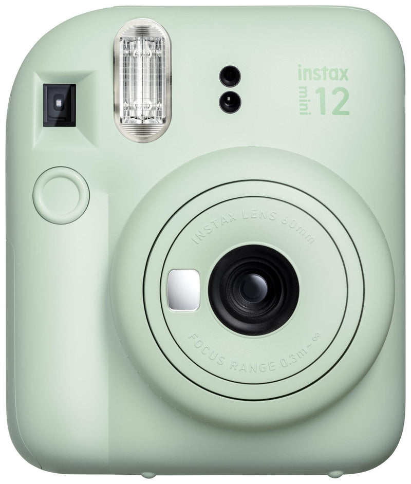 Fujifilm Instax Mini 12 Mint Green Camera Instant - Size Imagen 62X46MM - Flash Auto - Exposicion Automatica -