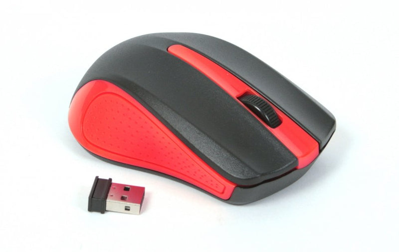 Omega Wireless Mouse 2,4GHZ 1000DPI Nano USB OM0419R Red