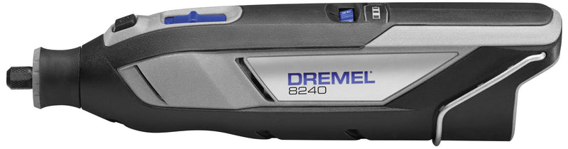 Dremel Tool Multifuncional Wireless 8240-3/45, 12 Voltios Black/Grey Battery Iones Litio 2AH, Accesorios