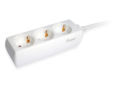 Equip Power Strip Equip With 3 Sockets Network Cable 1.5 Metres — image 1