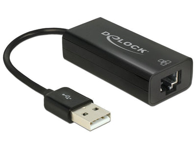 Delock Adapter USB 2.0 10/100 Ethernet LAN RJ45 — image 1