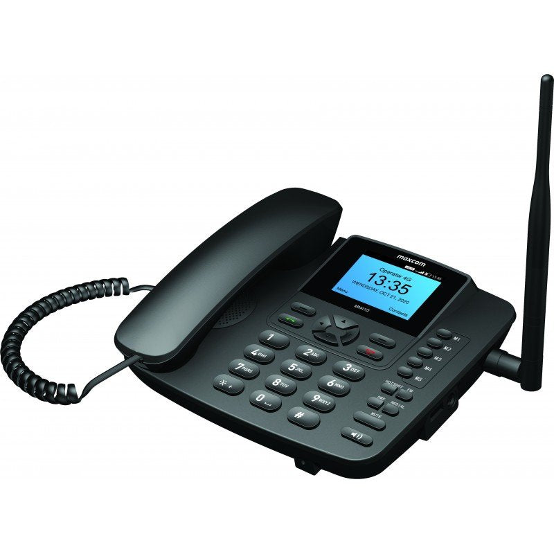 Maxcom Phone Fixed Fixed Phone MM41D Black 4G SIM Screen Id. Llamadas 1000MAH Android