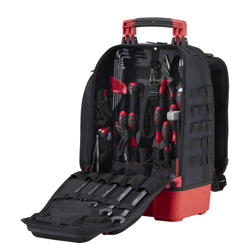 Wiha Backpack Tools , Set Of Tools Black/Red 43 Pieces With Backpack