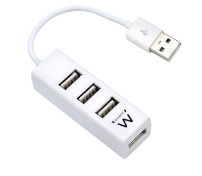 Ewent Mini Hub USB 2.0 4 Ports Blancoâ EW1122Â — image 1