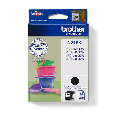 Brother Genuine Ink LC221 Black Brother MFCJ4420DW/MFCJ4620DW — image 1