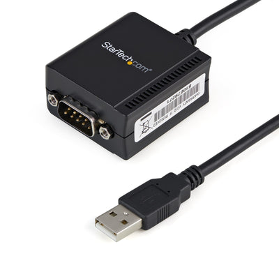 StarTech USB Cable 2.0A Port Serie RS232 DB9 With Retencion Port Asignacion Com 1,80M Black — image 1