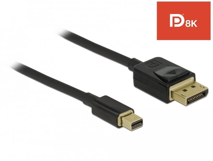 Delock 84927 Cable DisplayPort 1M Mini DisplayPort Black