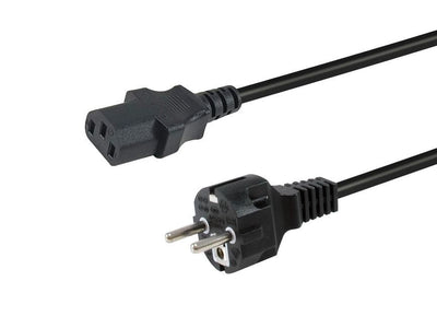Equip Cable Power Cee 7/7 -C13 M/H Black 3.00M Pvc — image 1