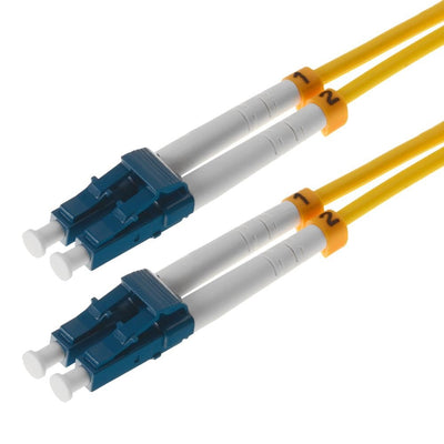 Helos Lwl Cable Fibre Lc/Lc Duplex 9/125M OS2 Yellow 2,0M — image 1