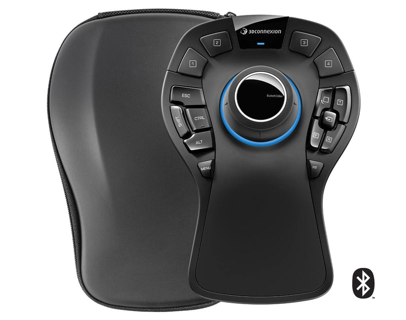 3DCONNEXION Spacemouse Pro Wireless - Edition Bluetooth, Mouse Black 3DX-700119