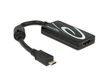 Delock Mhl 3.0 Adapter High Speed HDMI With 4K Ultra-hd Auflösung And Rcp Premium — image 1
