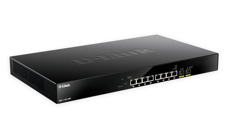 D-link Switch 8G 2XSFP + Multig 8X100/1G/2,5G 2XSFP + Managed
