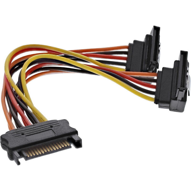 Inline SATA Power And -cable Connector Female SATA a 2 Connectors SATA With Pestillos 0,3M