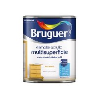 Bruguer Esmalte Acrylico Multisuperficie Satinado Black 0,250L 5160679