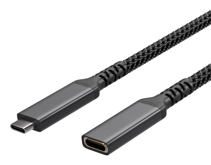 USB-C Verlängerungscable USB-C Hchse 3.2 Pd Textil 0,5M