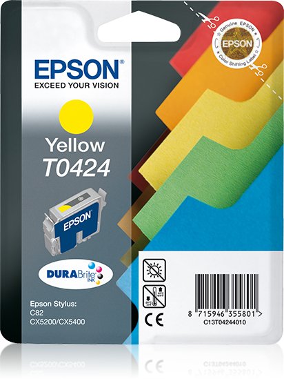 Epson Files T0424 Ink Cartridge 1 Pieces Genuine