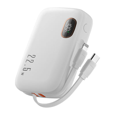 PD22.5W Fast Charging Digital Display Mobile Power Supply With Cable