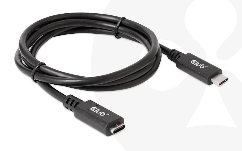 CLUB3D USB Cable 3.2 Type-c 1M Extensión 5Gbps M/F Minorista