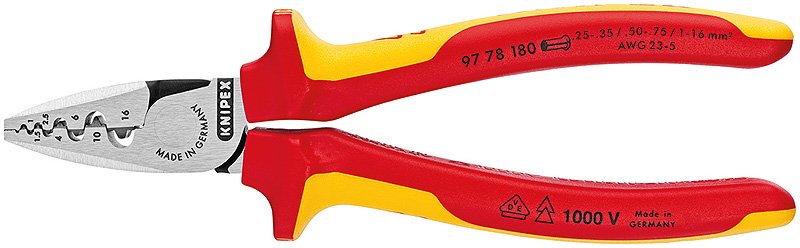Knipex 97 78 180 Crimpadora Tool Combinada
