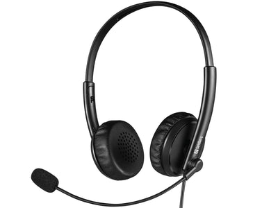 Sandberg Headphones Office With Microphone USB + Connector 3,5MM, Stereo Black — image 1