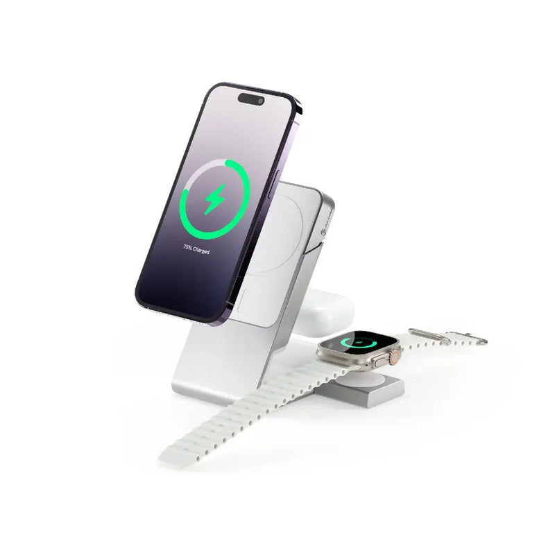 Alogic Matrix + 3-IN-1 5000MAH Charger Wireless White