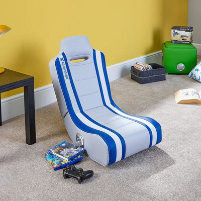 X Rocker Shadow 2.0 Chair Gaming Asiento Acolchado Blue White — image 1