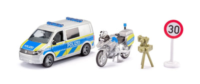 Siku Super Vw T6 With Bmw Polizeimotorrad 10256200000 — image 1