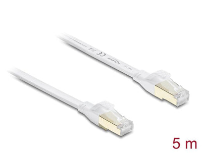 Delock RJ45 Flachband Network Cable CAT.8.1 U FTP 40Gbps, 5M — image 1