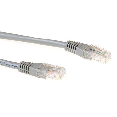 Grey 7 Meter Lszh U UTP CAT.6A Patch Cable With RJ45 Connectors