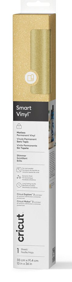 Cricut 2011550 Vinilo Adhesive Permanente Oro — image 1
