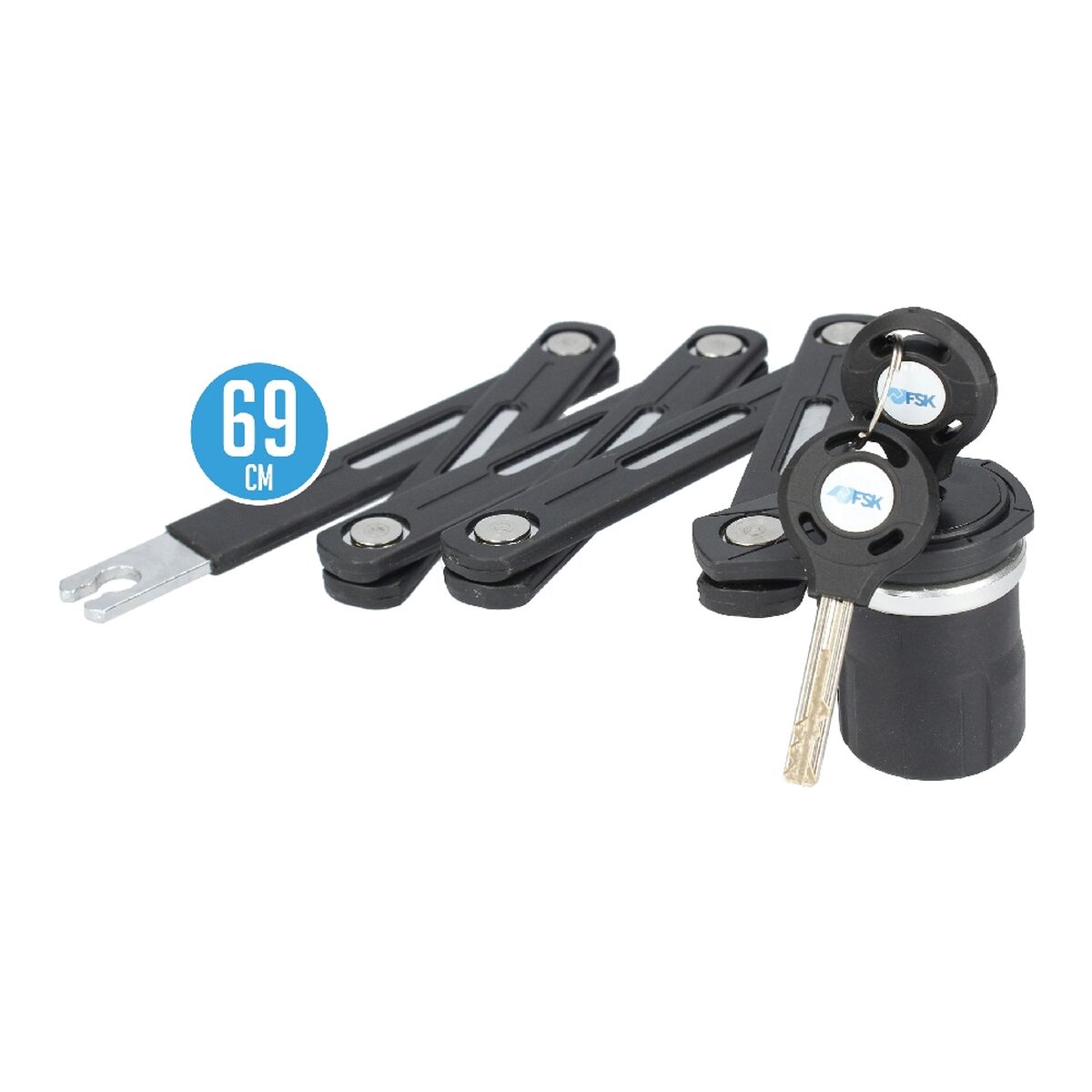 Cable with padlock Ferrestock