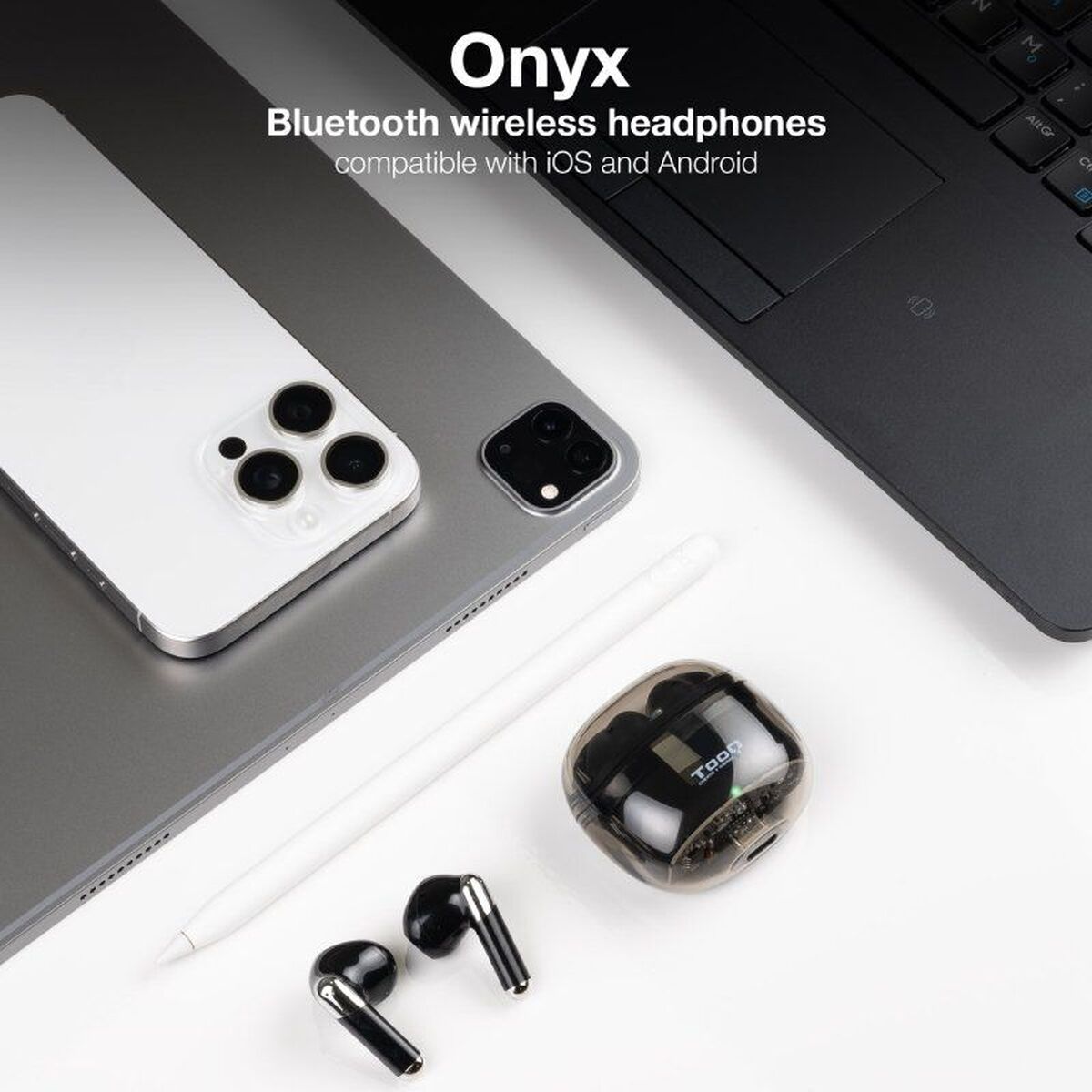 Tooq Headphones With Microphone Tooq Onyx