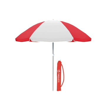 Beach parasol Marbueno Red 220 cm