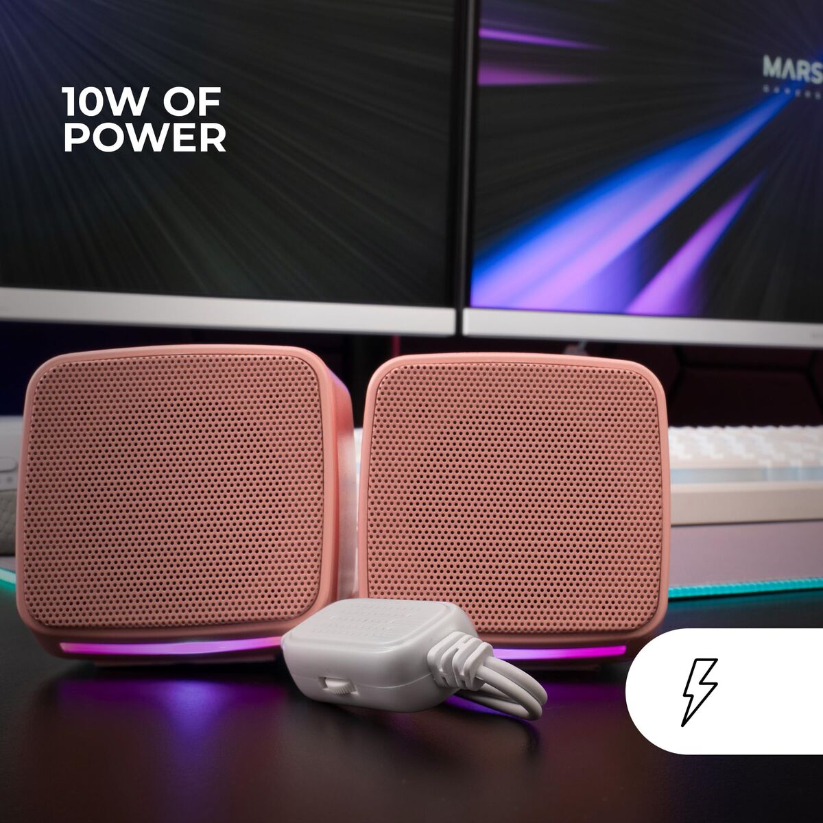 Mars Gaming Pc Speakers Mars Gaming Ms-Pro Pink 4 W