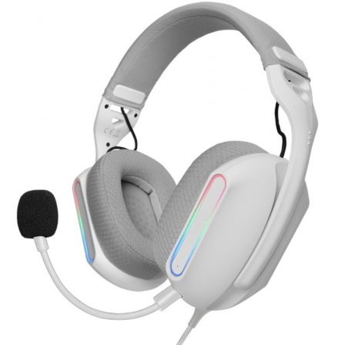 Mars Gaming Headphones With Microphone Mars Gaming Mhprow White