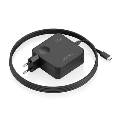 Aisens Wall Charger GaN ASCH-1PD65WL80-BK 1x USB Type-c 65W Black — image 1