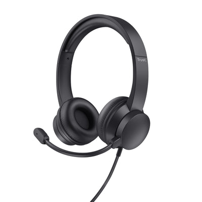 Trust Headphones HS-150 With Microphone Jack 3.5 Black — image 1
