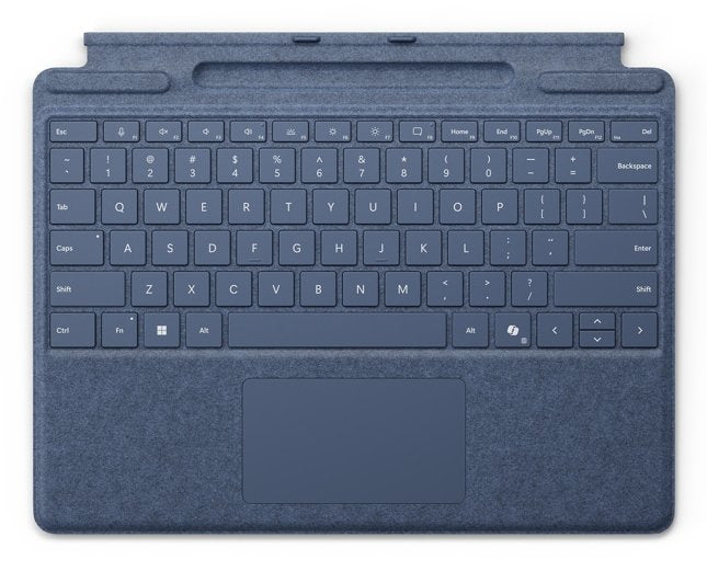 Microsoft Keyboard Surface Pro With Almacenamiento Pen Keyboard Blue Design de, Surface Pro (11.ª Edition/10 P