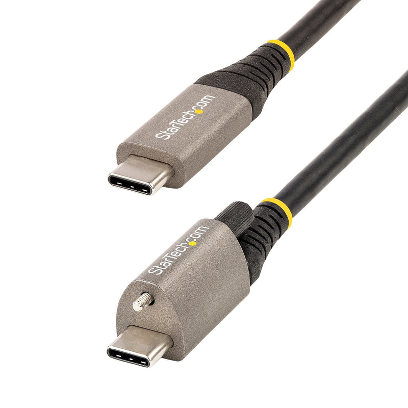 StarTech.com Cable 50CM USB-C With Screw Top Fijación 10Gbps Cable Type-c USB 3.1/3.2 Gen 2 With Charging Entr