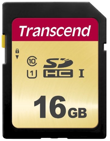 Transcend 16GB, Uhs-i, SD Memory Flash Clase 10