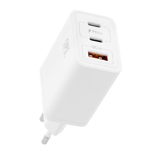 Tnb Charger GaN Charger 2 USB-C Power Delivery + 1 USB-A 65W - White — image 1