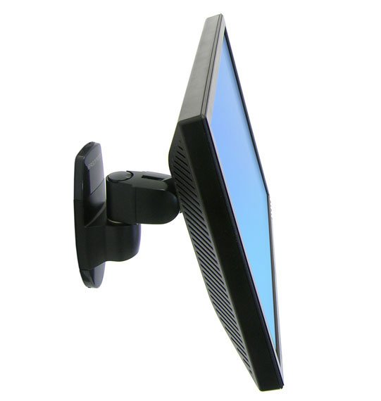 Ergotron 200 Series Wall Mount Pivot 61CM (24) Black