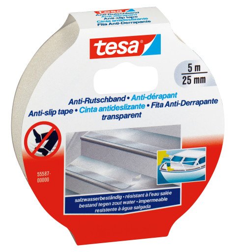 Tesa Tape Non-slip 5M 25MM Transparent — image 1