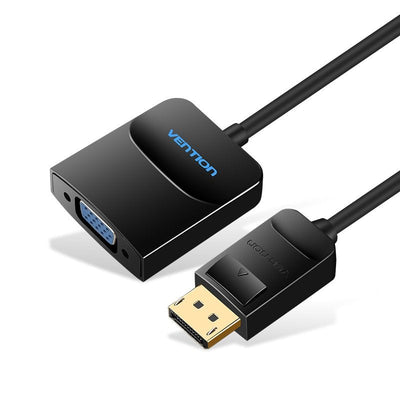 Vention Cable Converter Hbfbb DisplayPort Male VGA Female 15CM Black — image 1