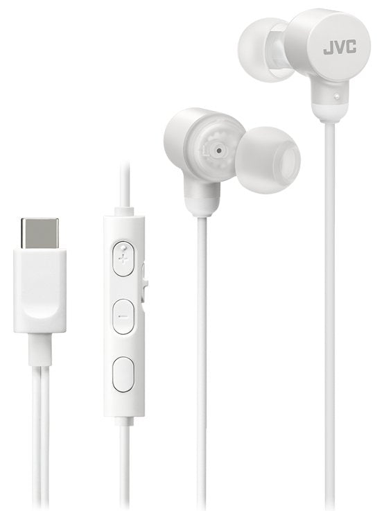 JVC Auriculares HA-FR29UC Blanco Con USB Cable -c™ Micrófono Y Remote Control