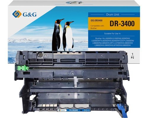 G&g Drum Compatible With Brother DR-3400